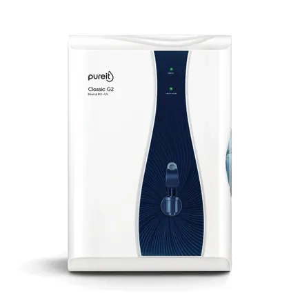 Pureit Classic G2 Mineral RO+UV / RO + MF Water Purifier with 6L Storage