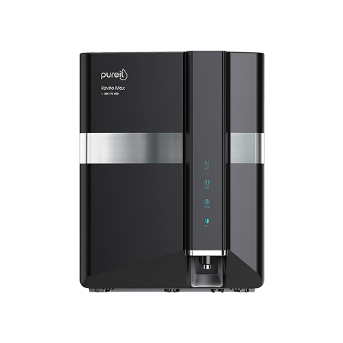 Pureit Revito Max 9L RO + MF + UV Water Purifier with DURAViva™ technology (Black)